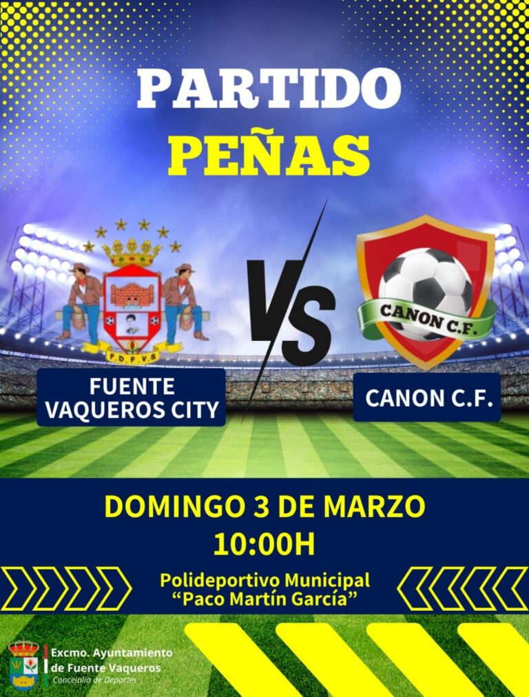 DEPORTES | PARTIDO DE PEÑAS DOMINGO 3 DE MARZO-Fuente Vaqueros