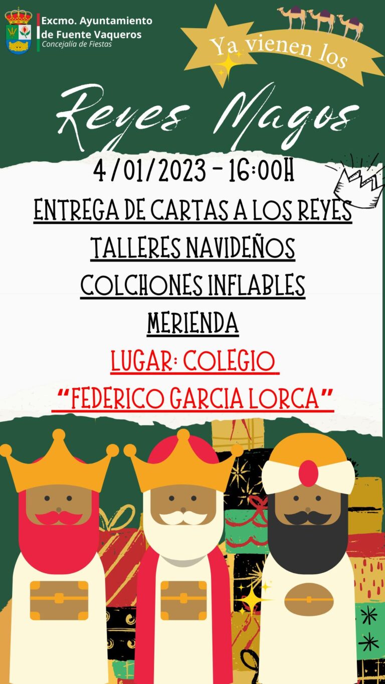 NAVIDAD | ENTREGA DE CARTAS A SSMM LOS REYES MAGOS-Fuente Vaqueros