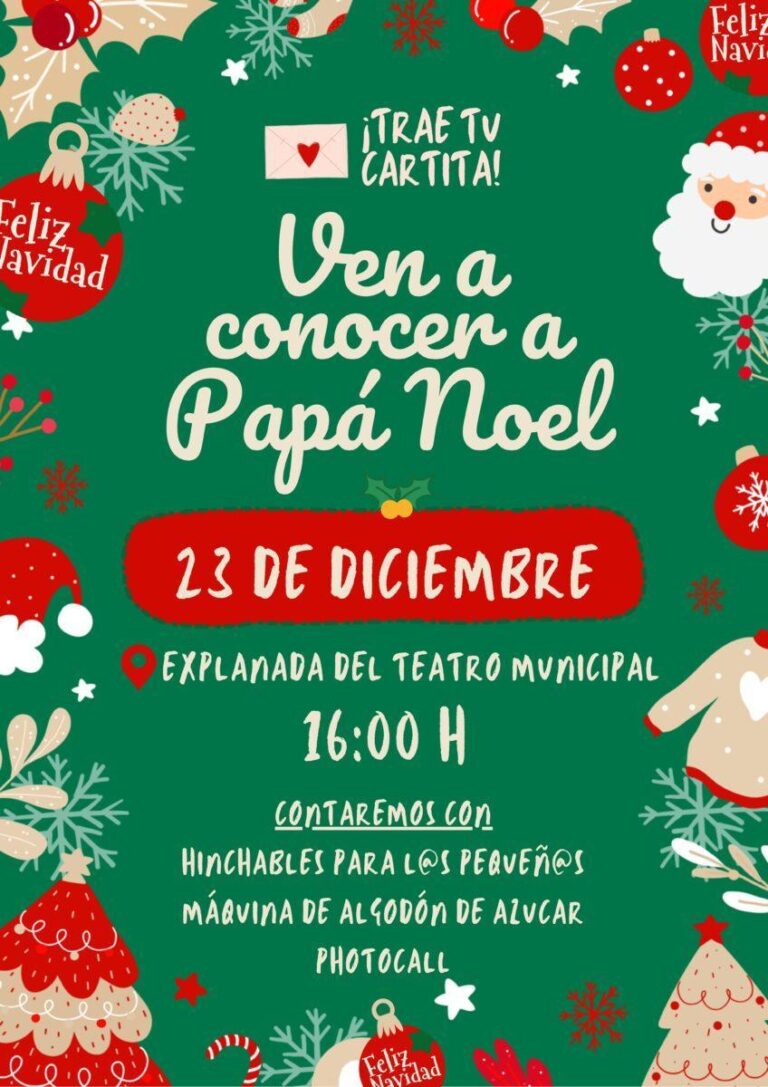 NAVIDAD | VISITA DE PAPA NOEL A FUENTE VAQUEROS-Fuente Vaqueros