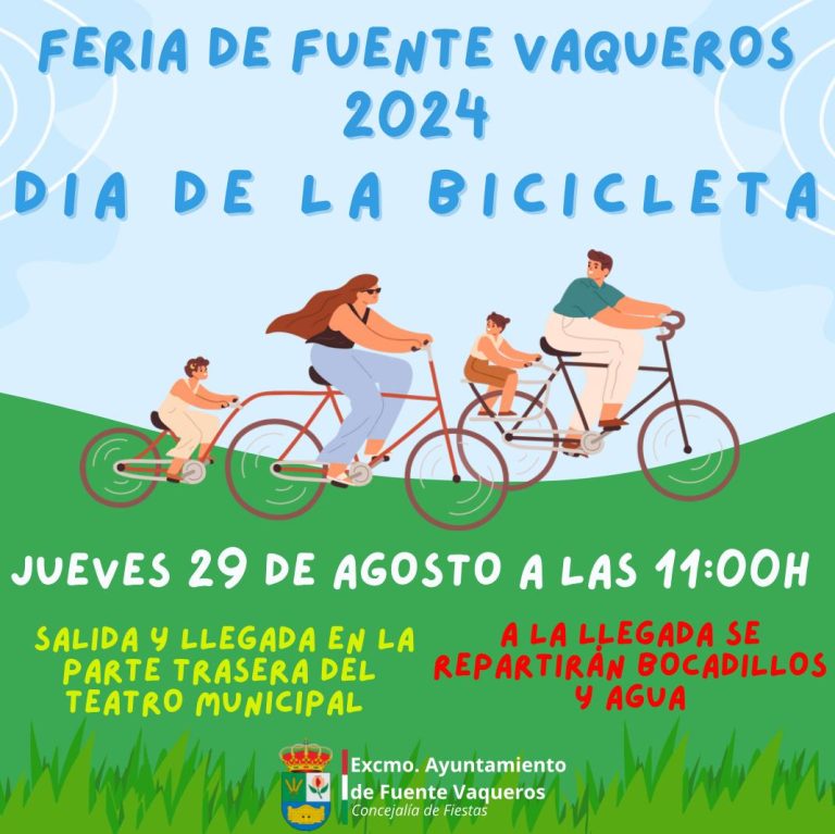 FIESTAS | DIA DE LA BICICLETA FERIA FUENTE VAQUEROS 2024-Fuente Vaqueros