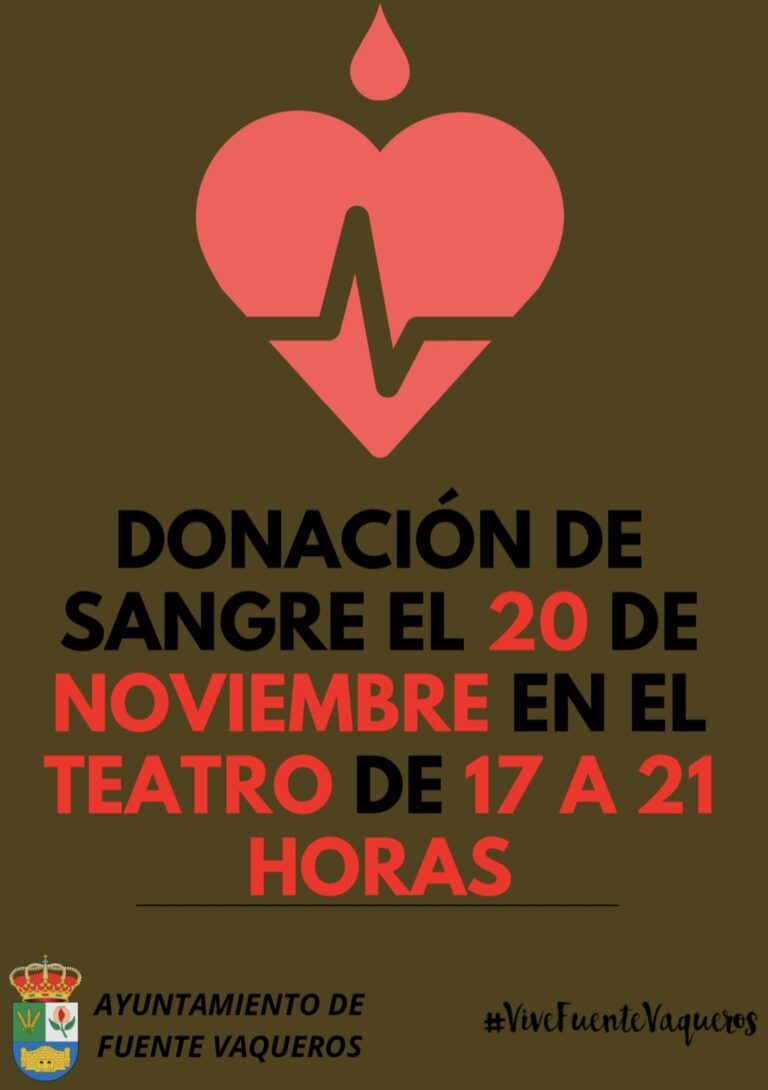 DONACIÓN DE SANGRE-Fuente Vaqueros