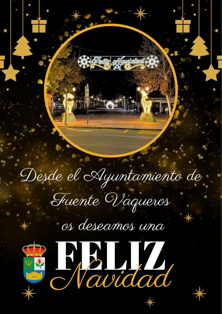 NAVIDAD | FELICITACIÓN OFICIAL DEL AYUNTAMIENTO DE FUENTE VAQUEROS -Fuente Vaqueros