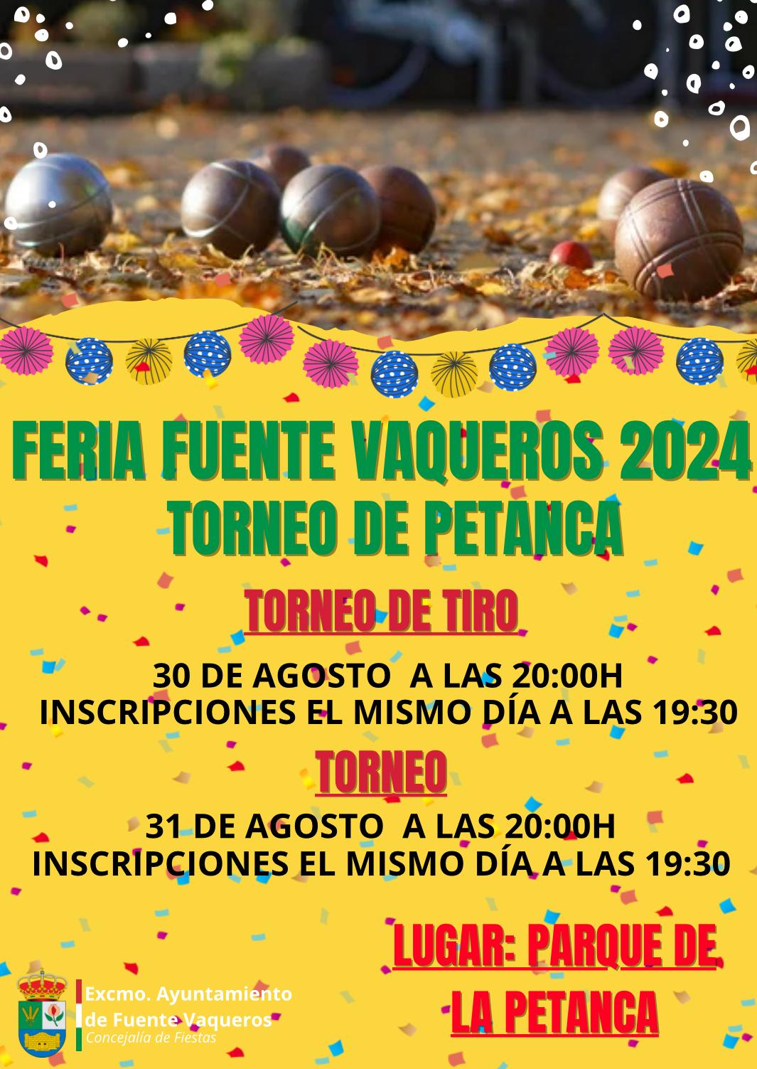 FIESTAS | TORNEO DE PETANCA FERIA FUENTE VAQUEROS 2024-Fuente Vaqueros