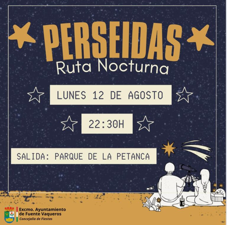 OCIO | RUTA NOCTURNA PARA CONTEMPLAR LAS PERSEIDAS-Fuente Vaqueros