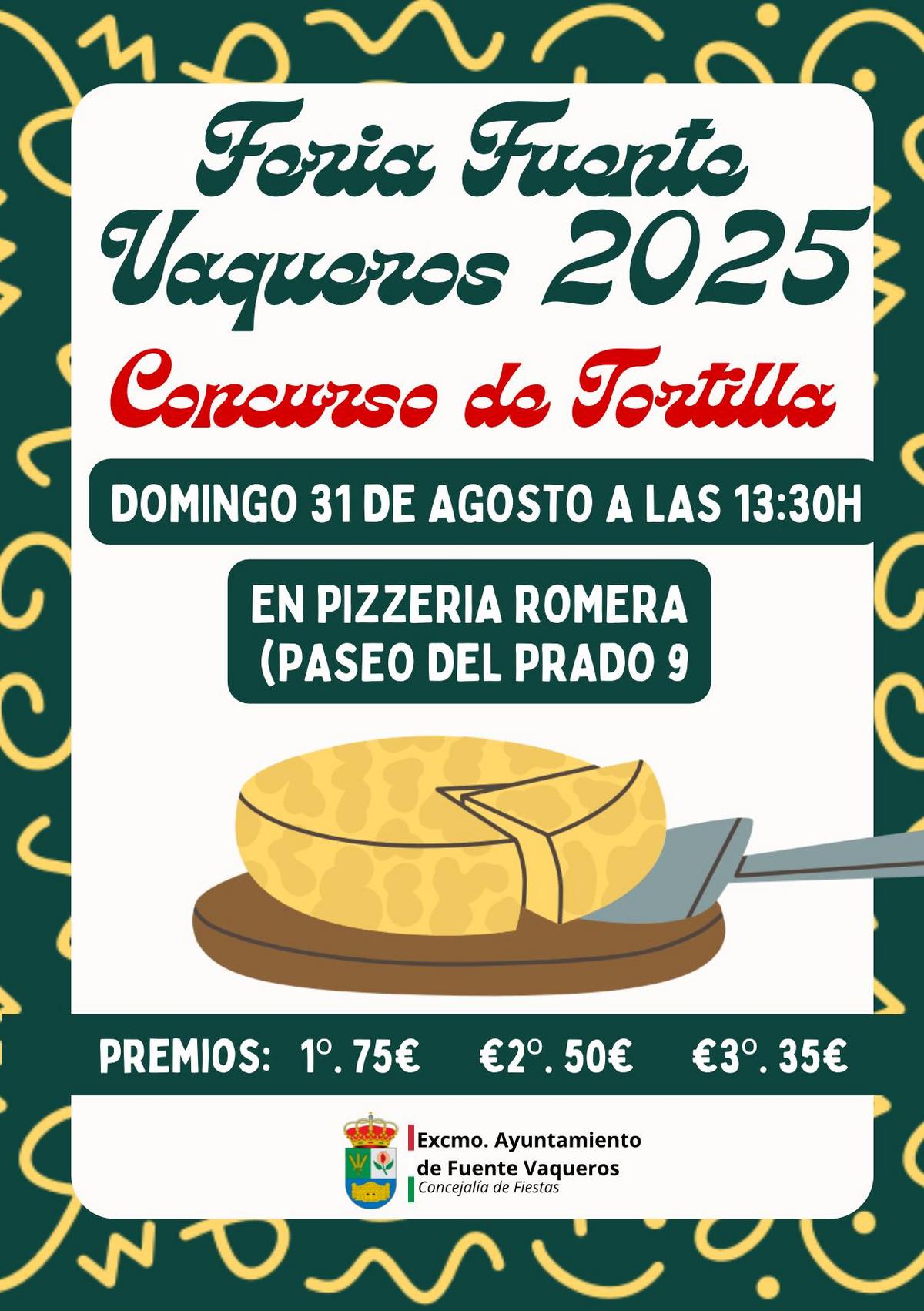 FIESTAS | CONCURSO DE TORTILLA FERIA FUENTE VAQUEROS 2025-Fuente Vaqueros