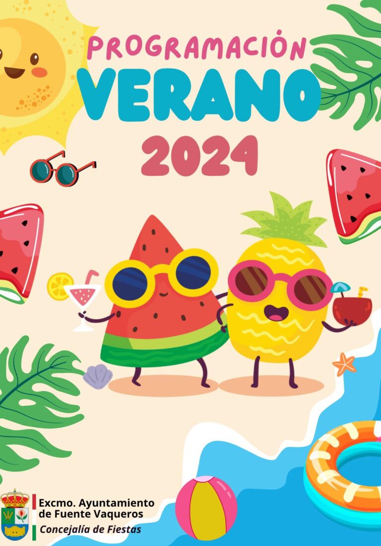 FIESTAS | PROGRAMACION DE ACTIVIDADES DE VERANO 2024-Fuente Vaqueros