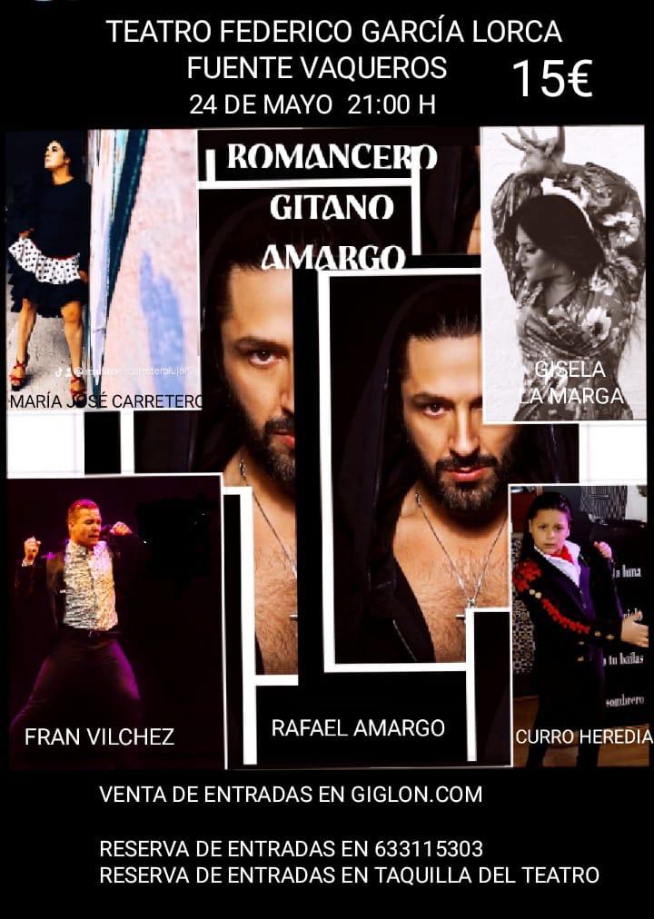 TEATRO | OBRA FLAMENCA ROMANCERO GITANO-Fuente Vaqueros