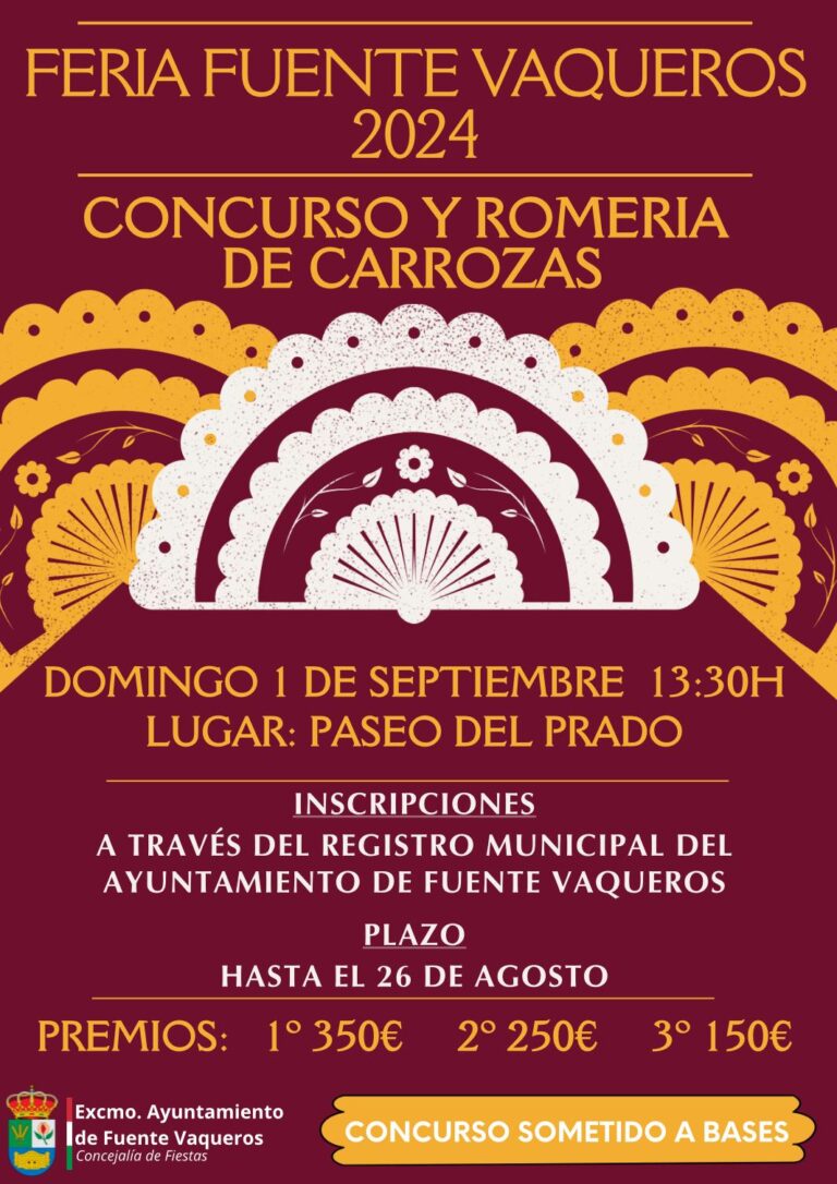 FIESTAS | CONCURSO Y ROMERIA DE CARROZAS FERIA FUENTE VAQUEROS 2024-Fuente Vaqueros