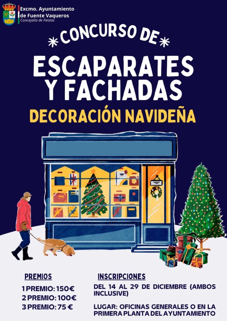 NAVIDAD | CONCURSO DE BELENES, FACHADAS Y ESCAPARATES NAVIDEÑOS-Fuente Vaqueros