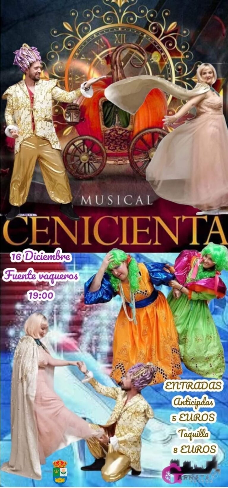 CULTURA | INTERPRETACIÓN DE LA OBRA «LA CENICIENTA» EN EL TEATRO MUNICIPAL FEDERICO GARCÍA LORCA -Fuente Vaqueros