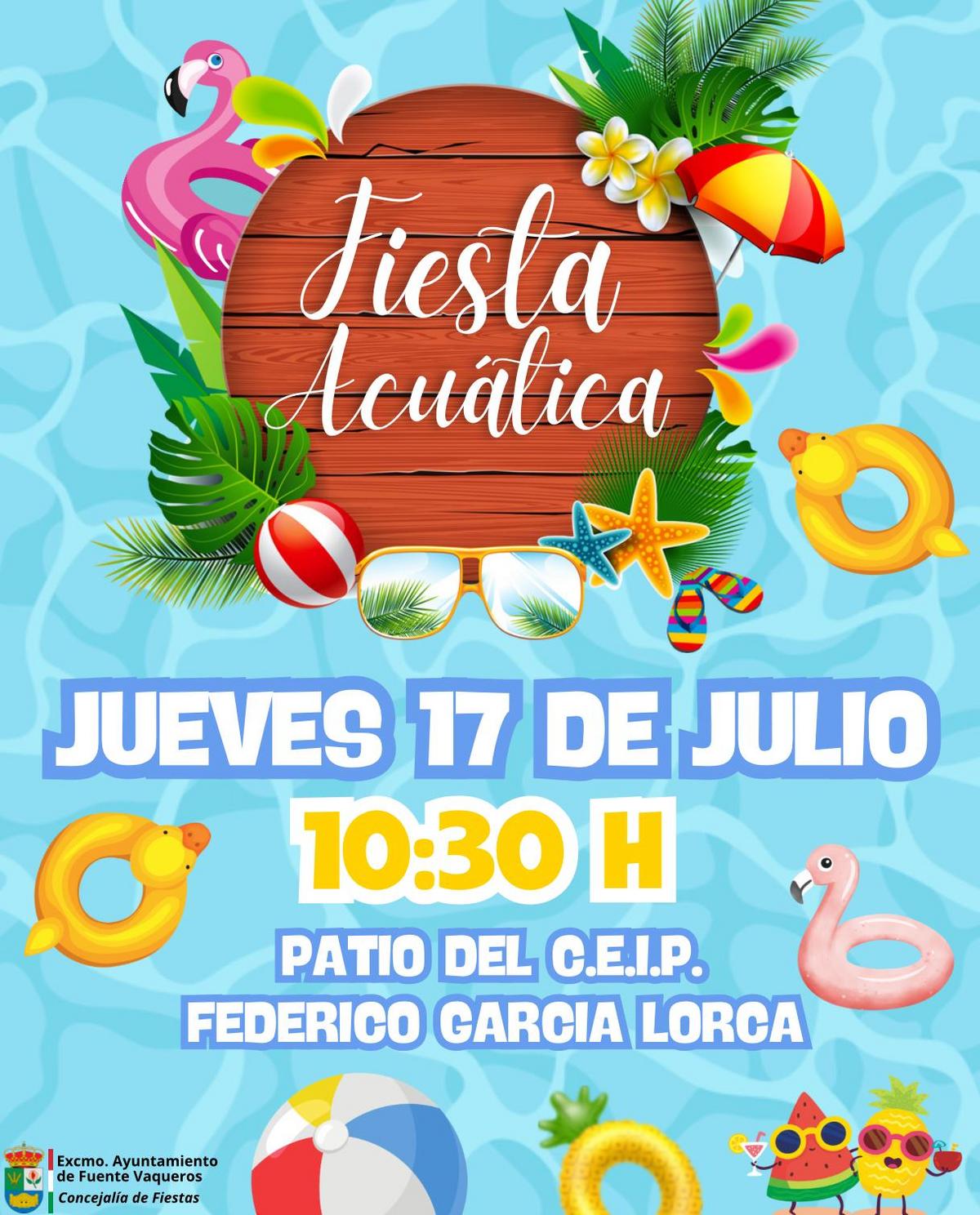 FIESTAS | FIESTA ACUATICA EN EL CEIP FEDERICO GARCIA LORCA-Fuente Vaqueros