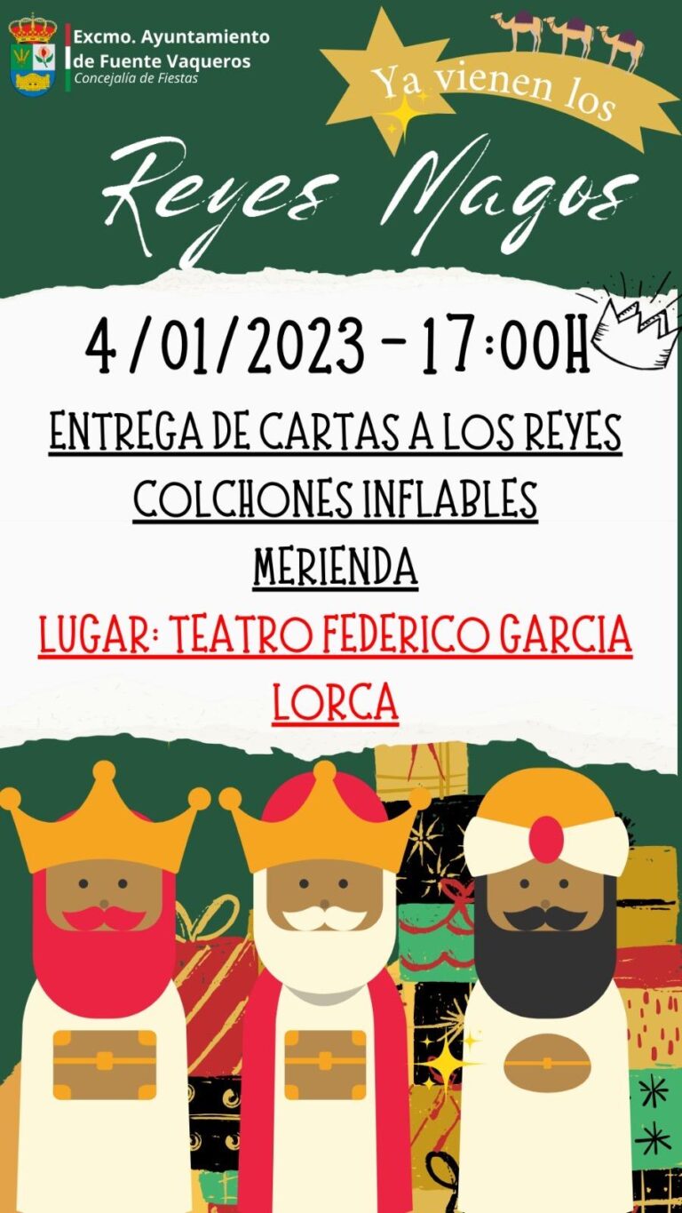 NAVIDAD | MODIFICACIONES EN LA ENTREGA DE CARTA A SSMM LOS REYES MAGOS-Fuente Vaqueros