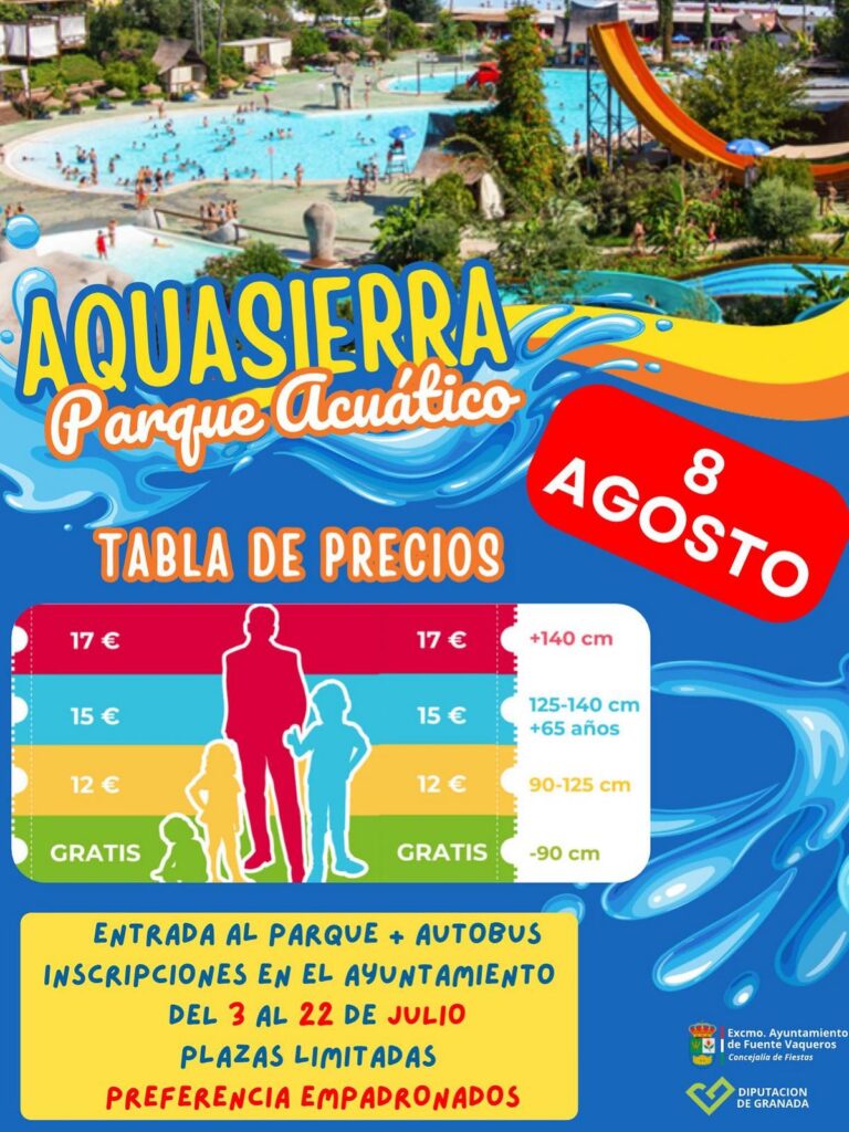 OCIO | VIAJE AL PARQUE ACUATICO AQUASIERRA-Fuente Vaqueros