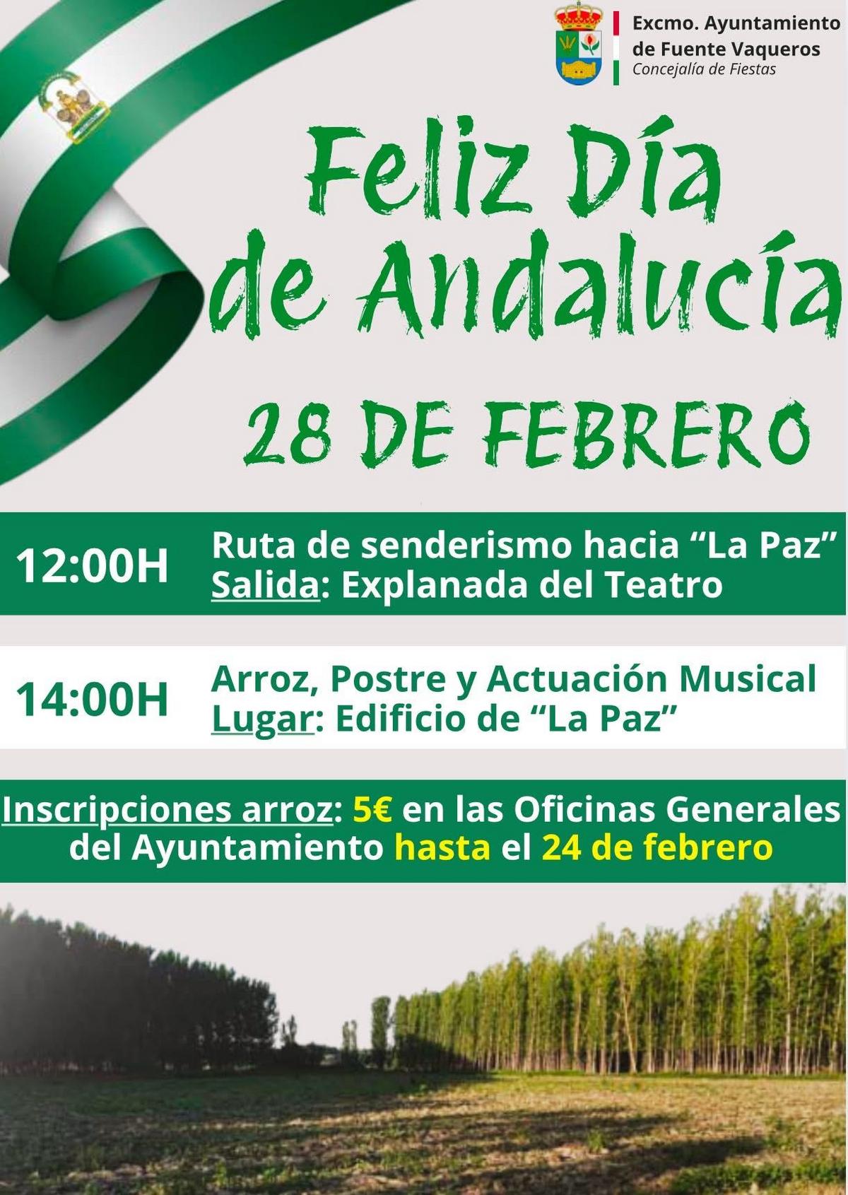 FIESTAS | CELEBRACION DEL DIA DE ANDALUCIA 28 DE FEBRERO-Fuente Vaqueros