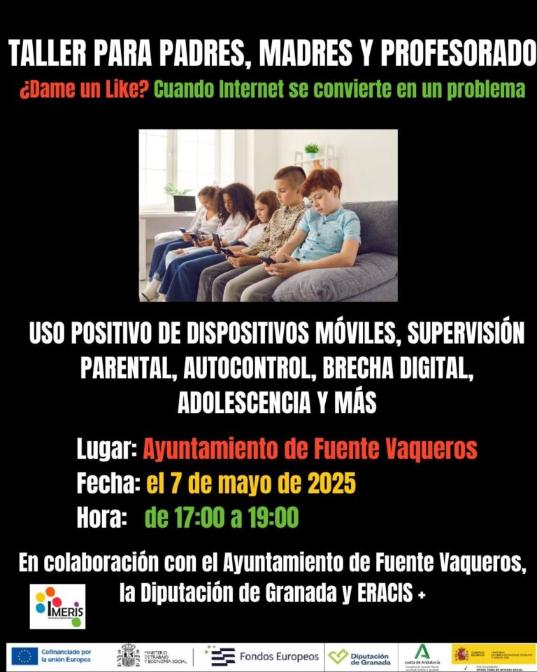 EDUCACION | TALLER SOBRE EL USO DEL MOVIL Y LAS REDES SOCIALES-Fuente Vaqueros
