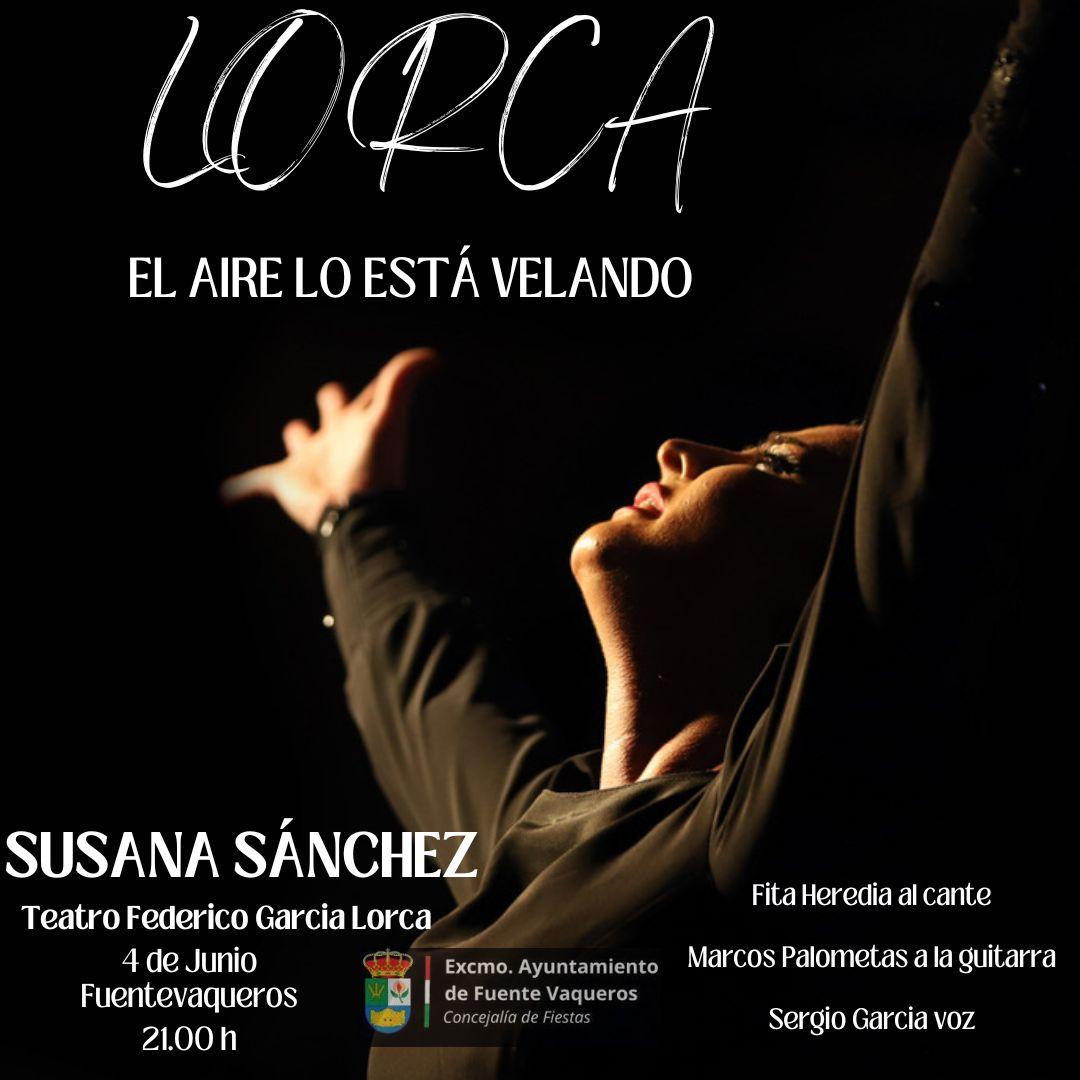 AGENDA | MAÑANA DOMINGO ESPECTÁCULO FLAMENCO EN EL TEATRO FEDERICO GARCÍA LORCA -Fuente Vaqueros
