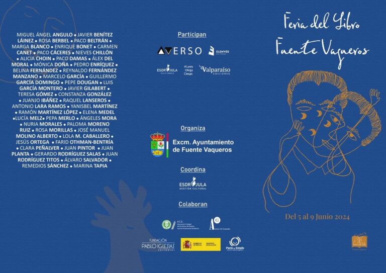 CULTURA | FERIA DEL LIBRO DE FUENTE VAQUEROS 5 AL 9 DE JUNIO-Fuente Vaqueros