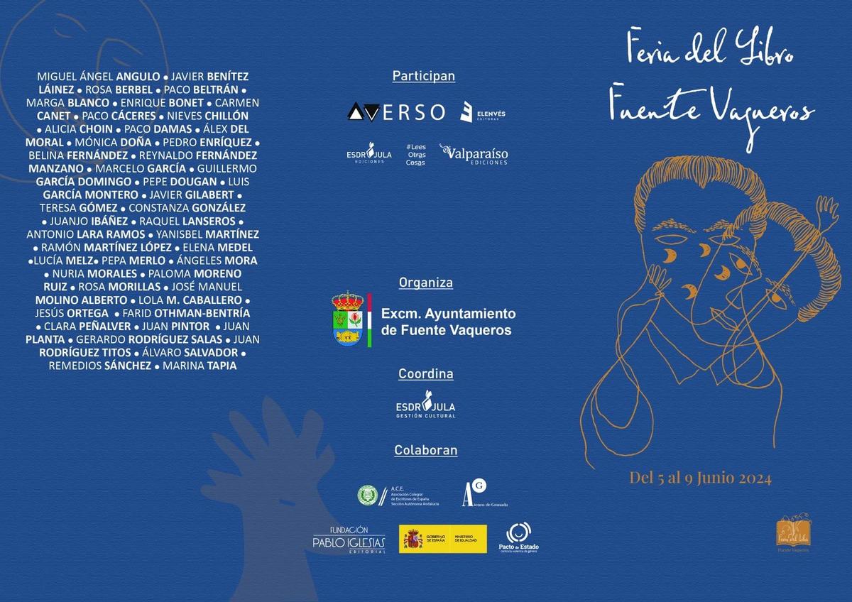 CULTURA | FERIA DEL LIBRO DE FUENTE VAQUEROS 5 AL 9 DE JUNIO-Fuente Vaqueros