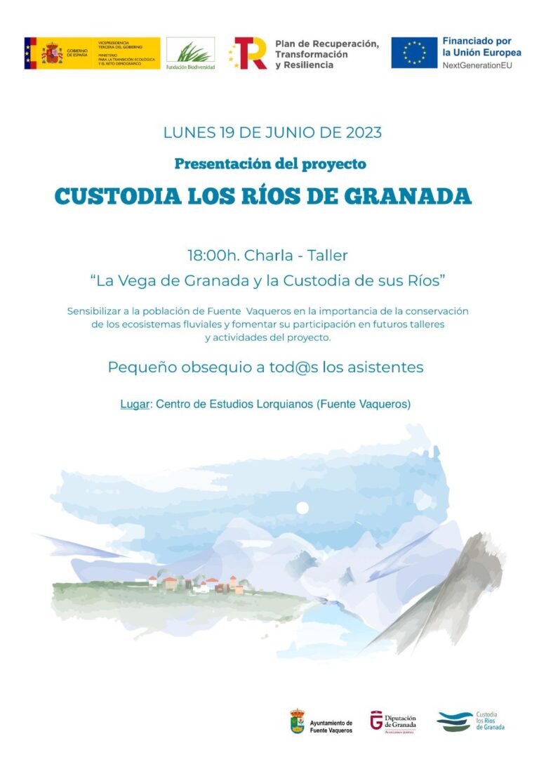 MEDIO AMBIENTE | PRESENTACIÓN DEL PROYECTO CUSTODIA DE LOS RÍOS EN FUENTE VAQUEROS-Fuente Vaqueros