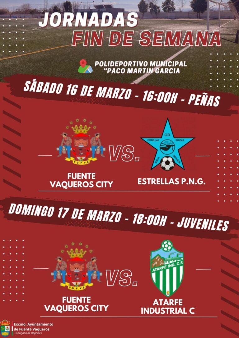 DEPORTES | PROGRAMACION JORNADAS FIN DE SEMANA-Fuente Vaqueros
