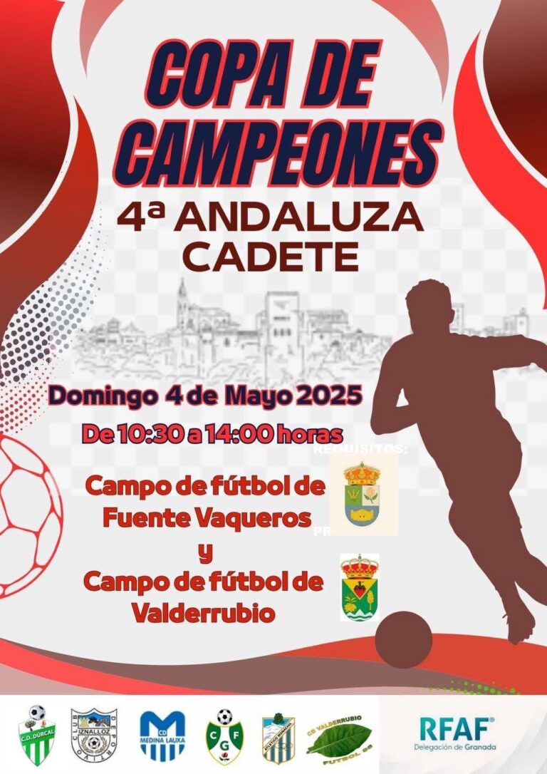 DEPORTES | COPA DE CAMPEONES RFAF EN FUENTE VAQUEROS-Fuente Vaqueros