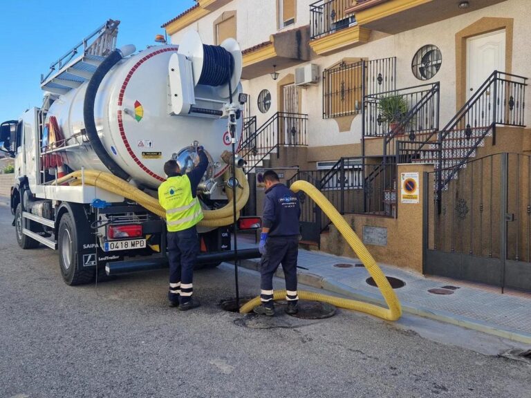 MANTENIMIENTO | PLAN DE LIMPIEZA DE LA RED MUNICIPAL DE SANEAMIENTO-Fuente Vaqueros