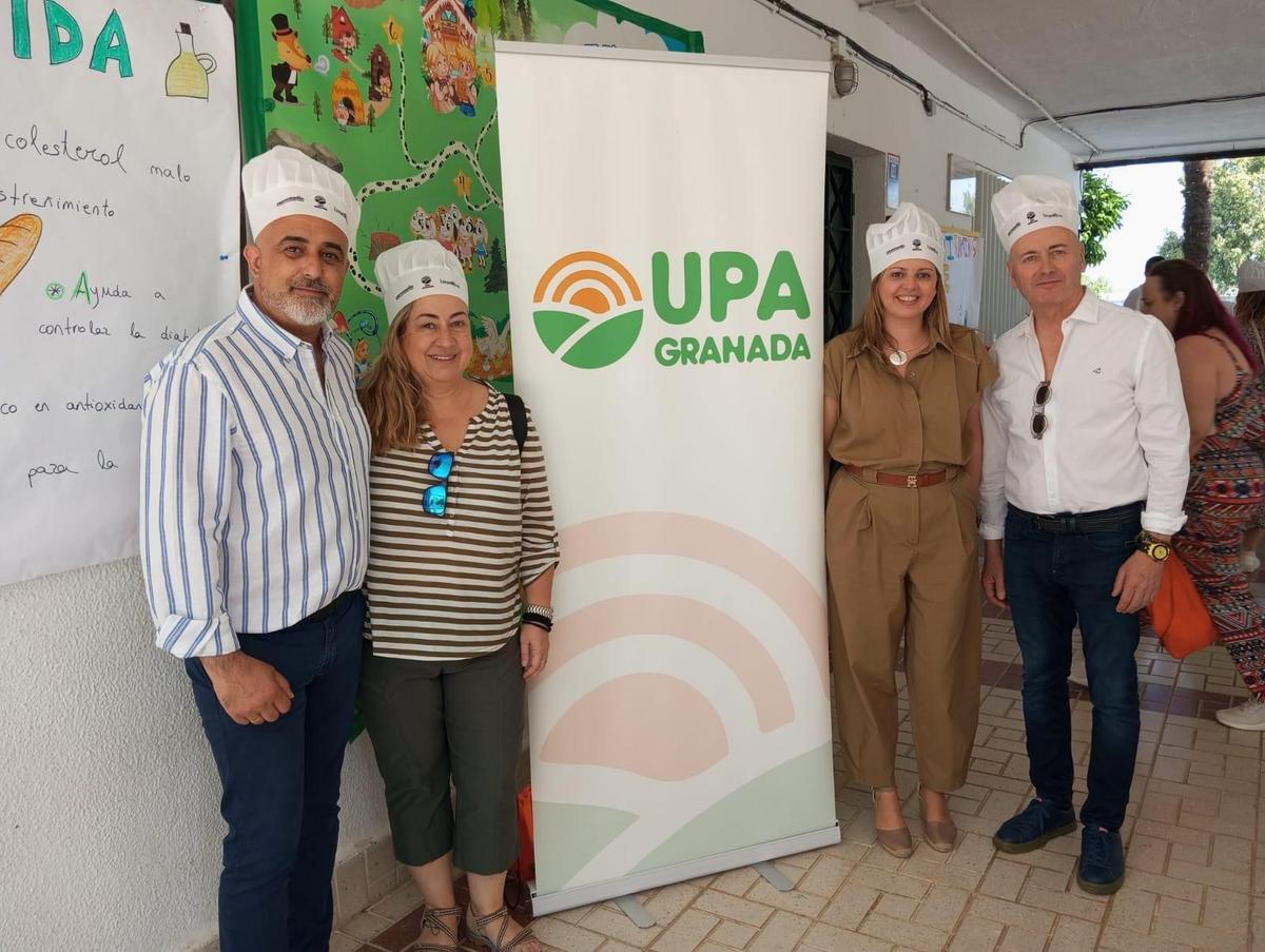 UPA Granada lleva las bondades del aceite de oliva virgen extra a 76 alumnos del Colegio Federico García Lorca de Fuente Vaqueros -Fuente Vaqueros