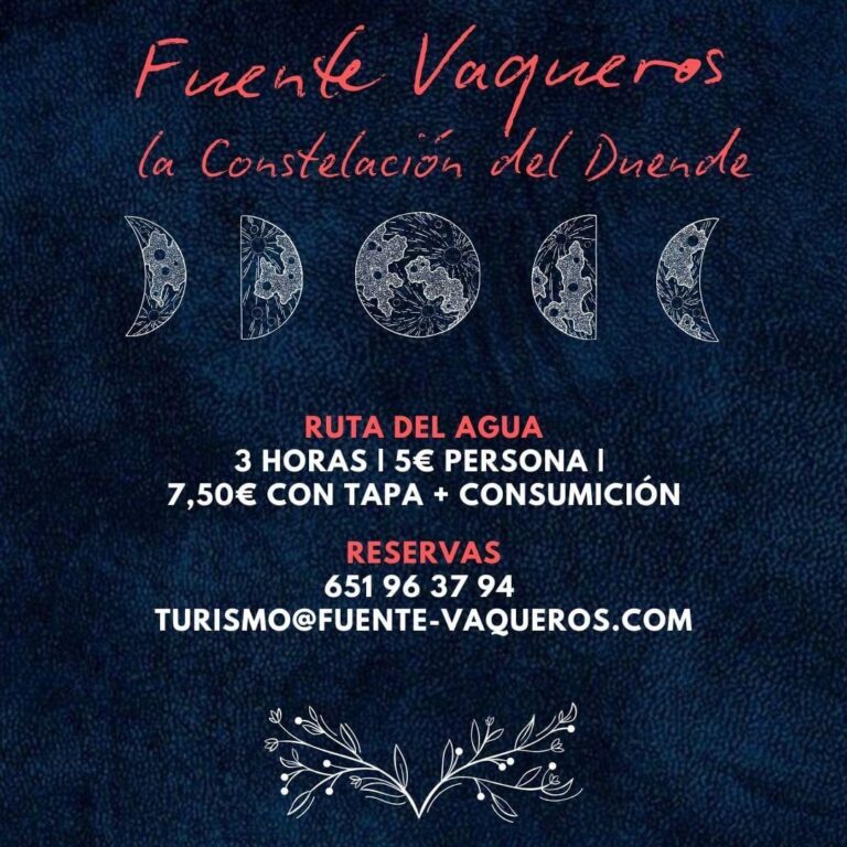 TURISMO | RUTA DEL AGUA-Fuente Vaqueros