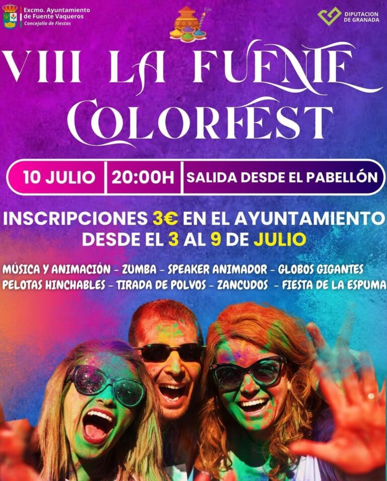 FIESTAS | VIII EDICION DE LA FUENTE COLORFEST-Fuente Vaqueros