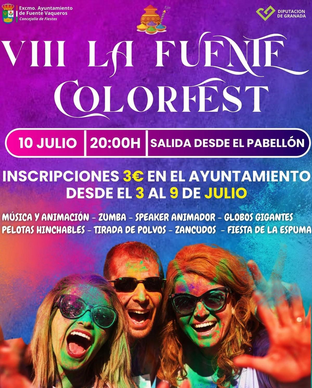 FIESTAS | VIII EDICION DE LA FUENTE COLORFEST-Fuente Vaqueros