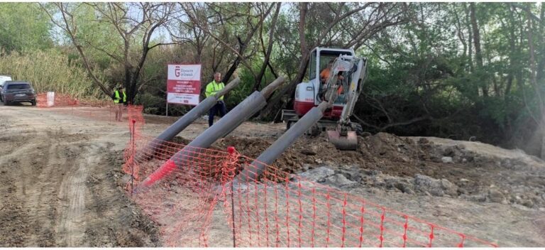 INFRAESTRUCTURAS | VISITA A LAS OBRAS DE LA CONSTRUCCIÓN DEL PUENTE COLGANTE SOBRE EL RÍO CUBILLAS.-Fuente Vaqueros