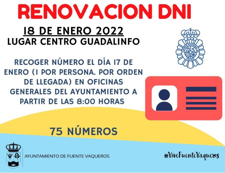 SERVICIOS | RENOVACIÓN DE DNI EN FUENTE VAQUEROS -Fuente Vaqueros
