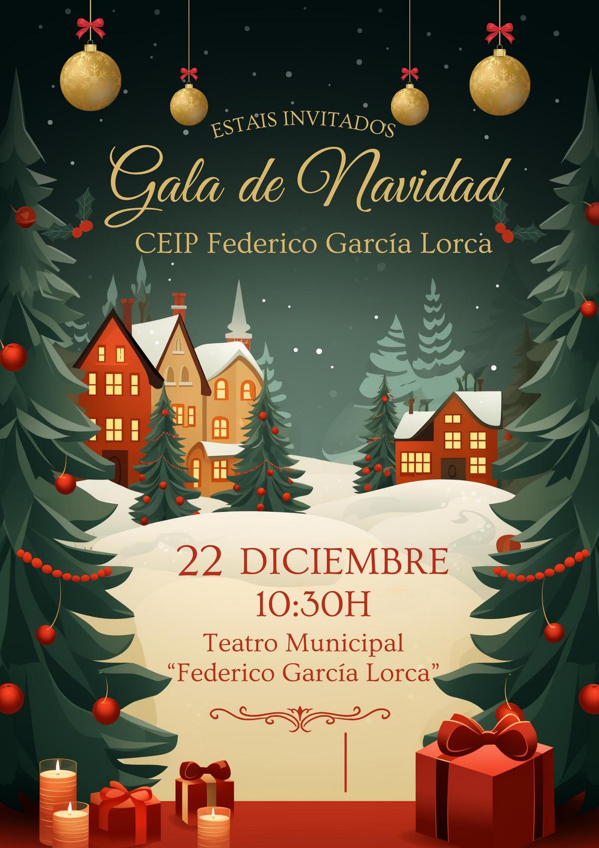 NAVIDAD | GALA DE NAVIDAD DEL CEIP FEDERICO GARCIA LORCA-Fuente Vaqueros