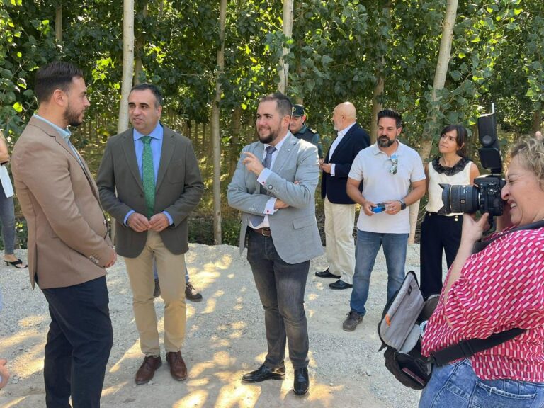 OBRAS | VISITA INSTITUCIONAL DEL PRESIDENTE DE LA DIPUTACIÓN AL NUEVO PUENTE DE LOS SUSPIROS-Fuente Vaqueros